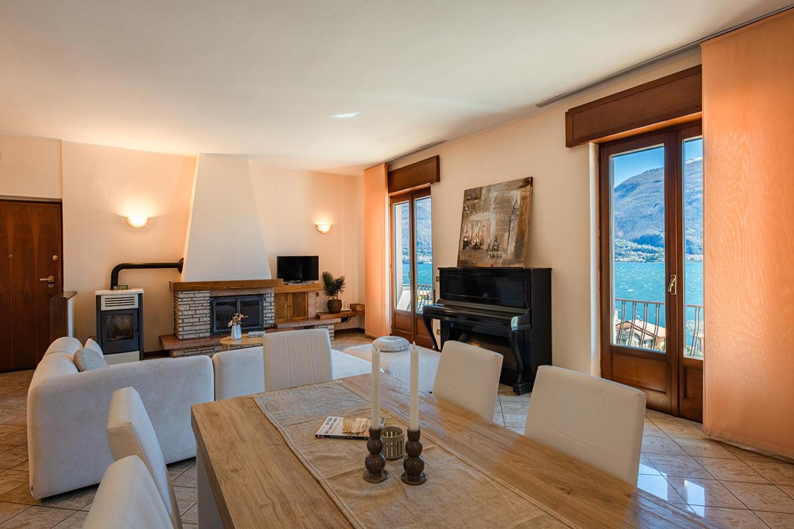 Appartamento Bellavista - Lake Como View - Near The Beach Cremia Extérieur photo